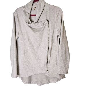 My Beloved light gray zip up sweatshirt, L.